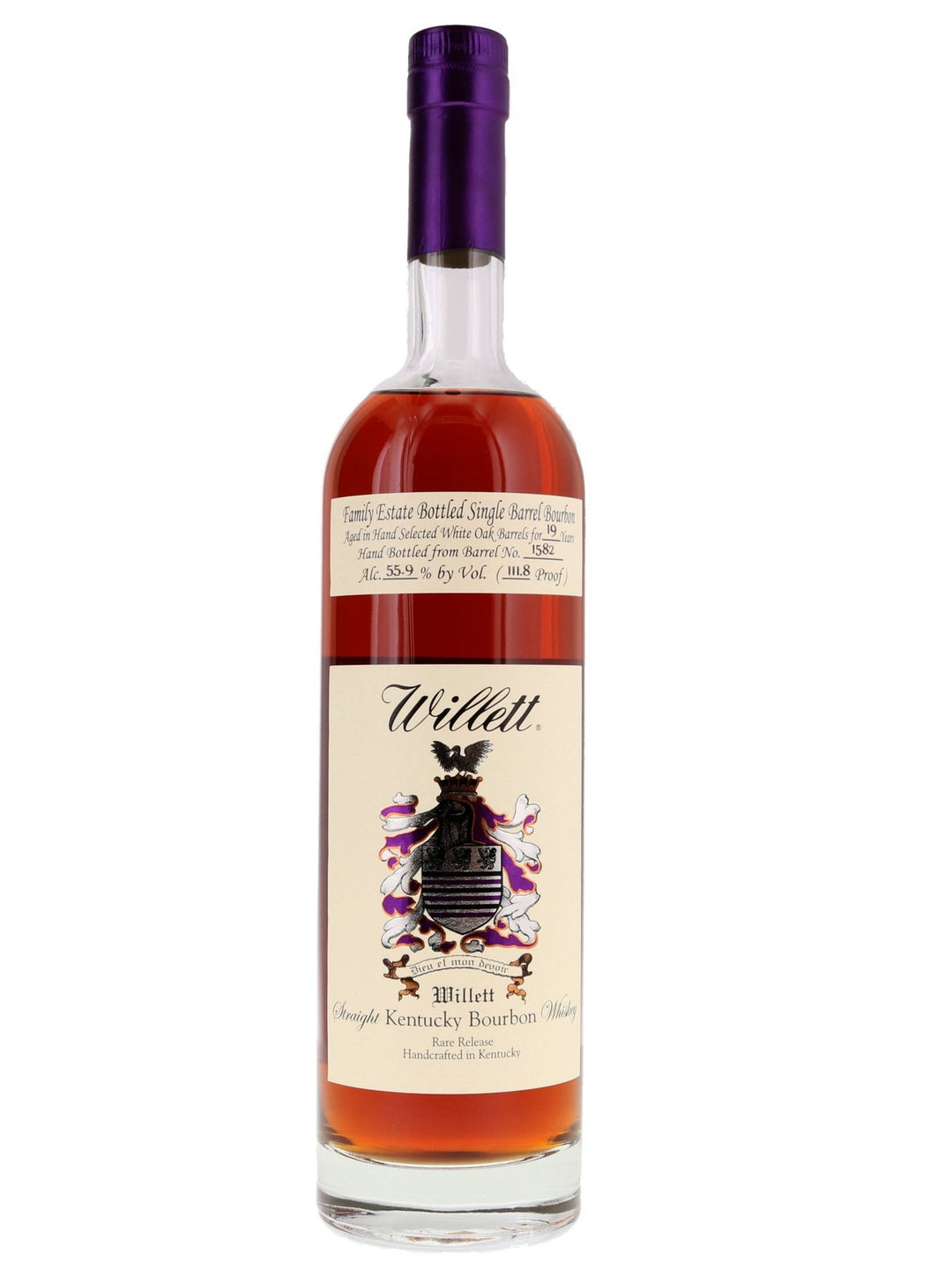 Willett Family Estate 19 Year Old Single Barrel Bourbon #1582 111.8 Proof - Flask Fine Wine & Whisky