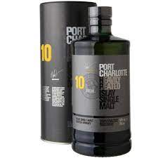 Bruichladdich Port Charlotte Heavily Peated 10yr old Islay Single Malt Scotch 750 - Flask Fine Wine & Whisky