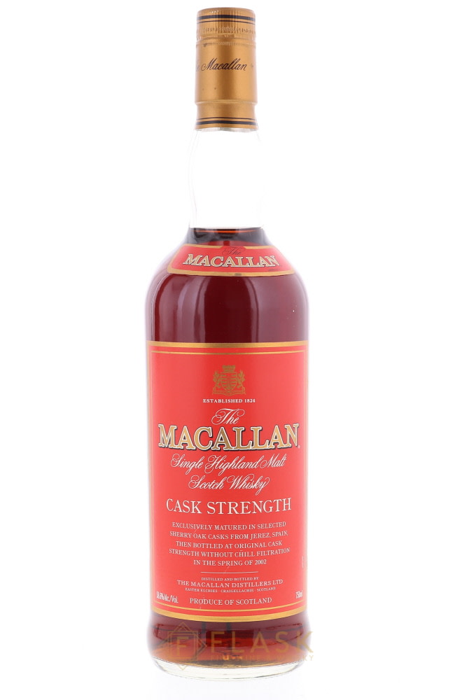 Macallan Cask Strength Red Label 58.6% 750ml - Flask Fine Wine & Whisky