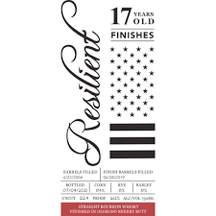 Resilient Bourbon 17 year Barrel 2021 120.48 proof Oloroso Sherry Butt - Flask Fine Wine & Whisky