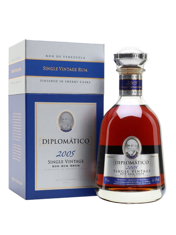 Diplomatico Single Vintage Rum Sherry Casks 2005 - Flask Fine Wine & Whisky