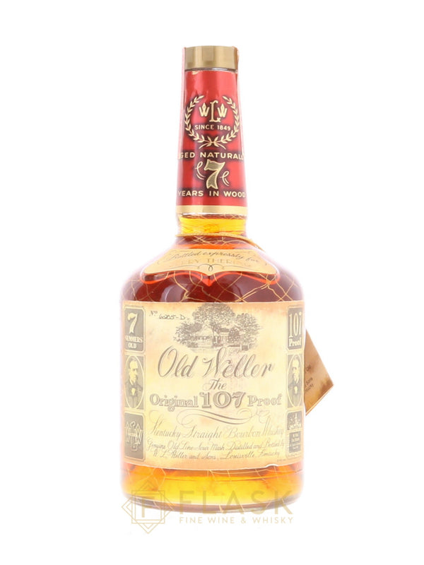 Old Weller Original 107 Proof 7 Year Old Bourbon Gold Vein 1980 Private Label / Stitzel Weller - Flask Fine Wine & Whisky