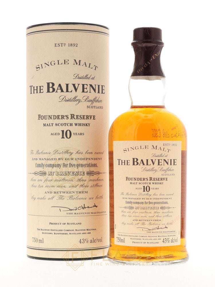 Balvenie 10 Year Old Founder's Reserve Old Release - Flask Fine Wine & Whisky