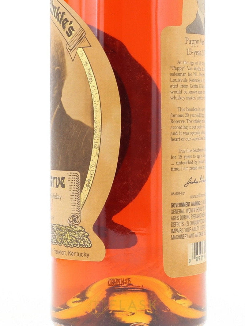 Pappy Van Winkle 15 Year Old Bourbon 2009 - Flask Fine Wine & Whisky