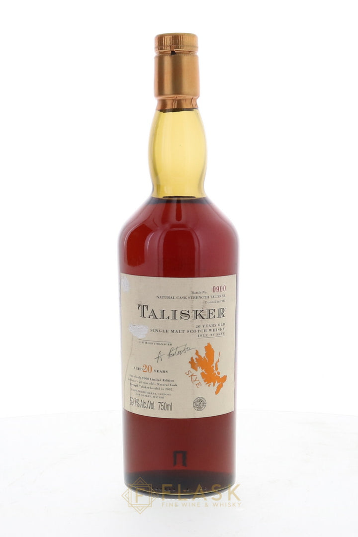 Talisker 20 Year Old 1981 Cask Strength Limited Edition 59.7% - Flask Fine Wine & Whisky