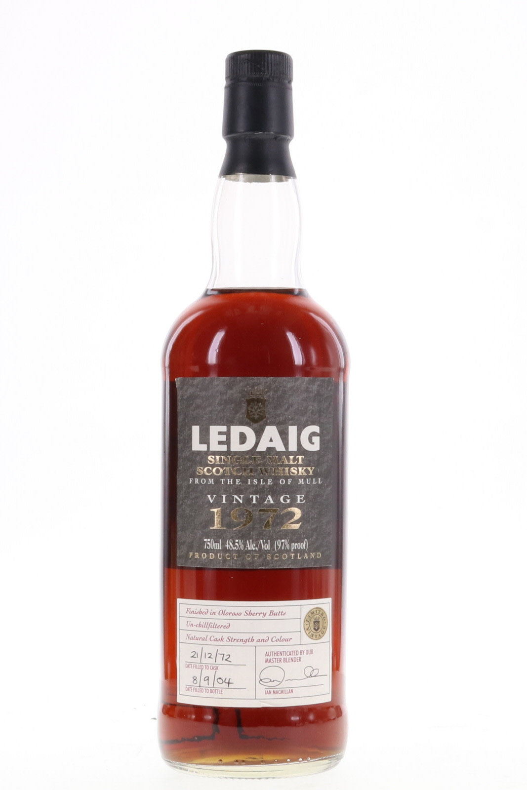 Ledaig Limited Vintage 1972 32 Year Old Distillery Bottled 750ml - Flask Fine Wine & Whisky